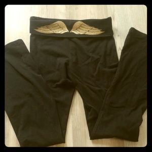 VS angel wing yoga pants